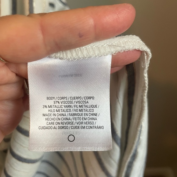 T Tahari Striped Shirt - Picture 13 of 14